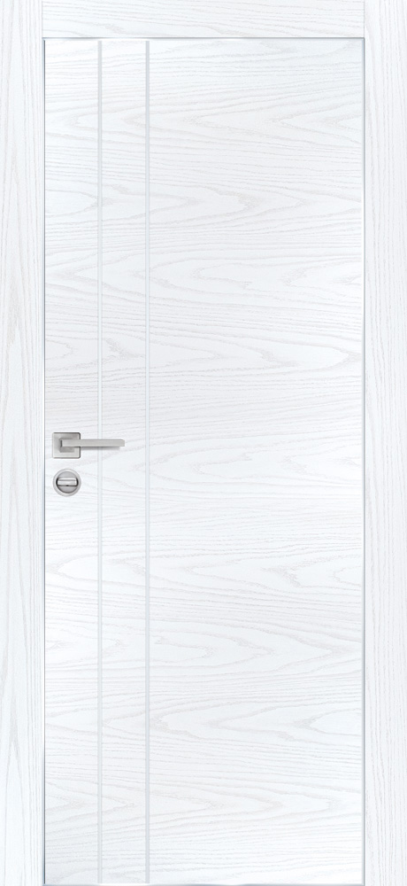 Фото Межкомнатная дверь PX-14  AL кромка с 4-х ст. Дуб скай белый