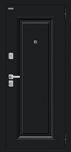 Товар Дверь Мило МФ/BChrome Букле черное/Cappuccino Melinga BR6202