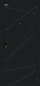 Товар Дверь Граффити-5/SBlack Букле черное/Snow Art BR6188