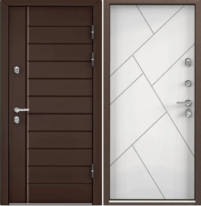 Фото Дверь Цербер 3К Флэт Шоколад Сменная панель DIS006454