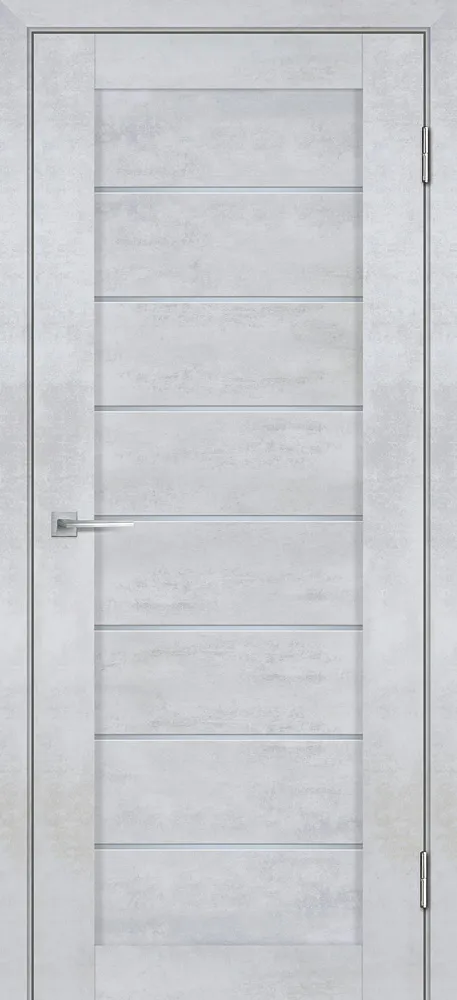 Фото Межкомнатная дверь Лайт-08 nanotex бетон снежный